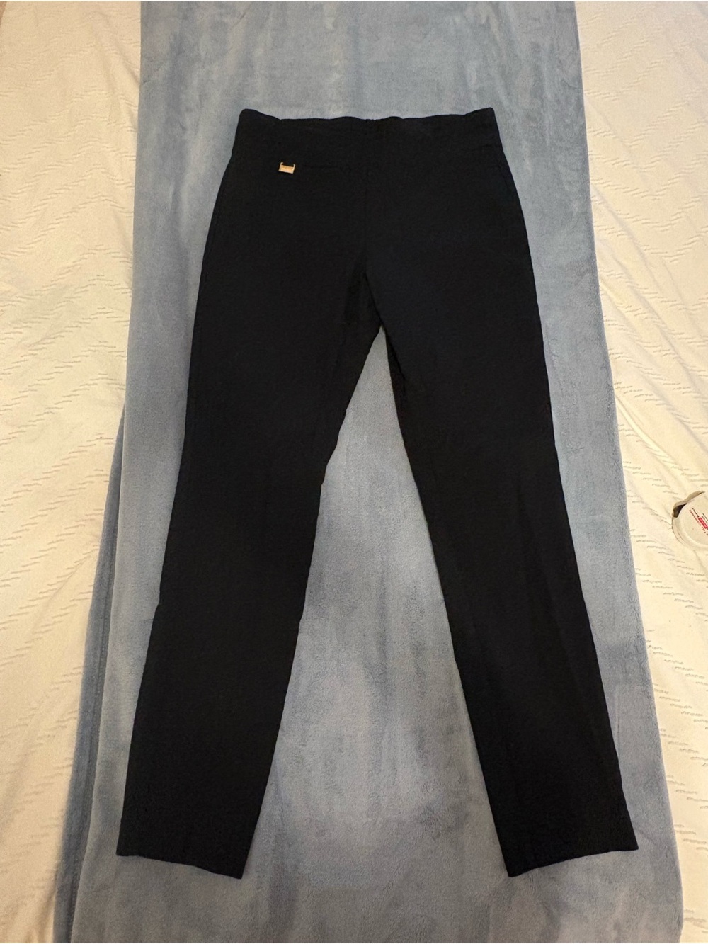 Alfani Black Ankle-Length Stretch Pants